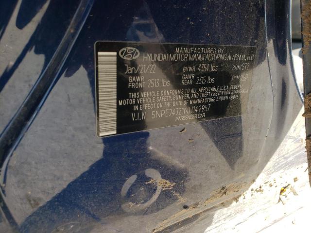 2022 HYUNDAI SONATA SEL #3293477414