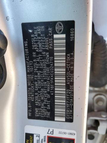 2014 TOYOTA CAMRY L - 4T1BF1FK4EU324716