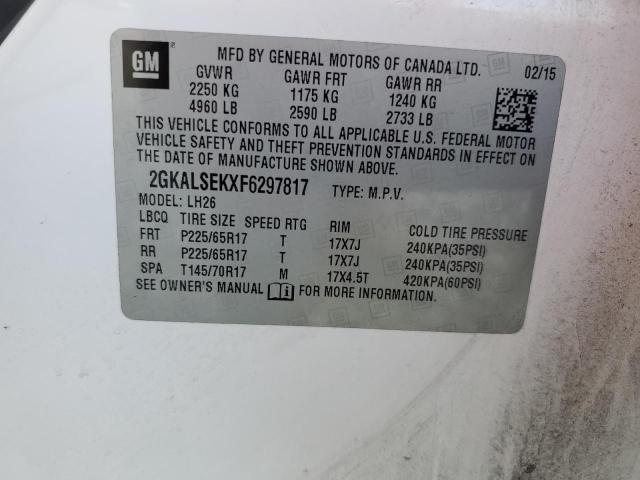 2015 GMC TERRAIN SL - 2GKALSEKXF6297817