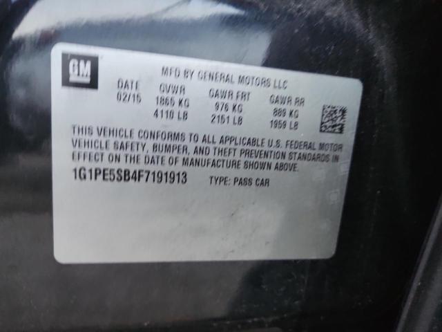 2015 CHEVROLET CRUZE LT #3287804107