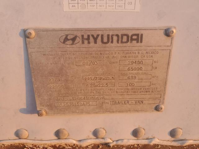 2004 HYUNDAI TRAILER #3292329299