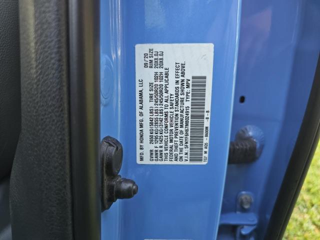 2021 HONDA PILOT TOUR #3283789454