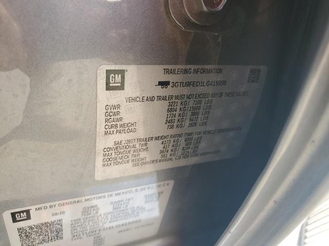 2020 GMC SIERRA K15 - 3GTU9FED1LG415995