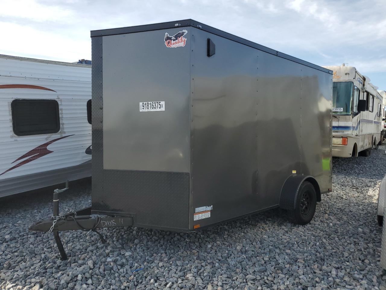 Lot #3302729090 2025 QUALITY 12FT ENCLOSED