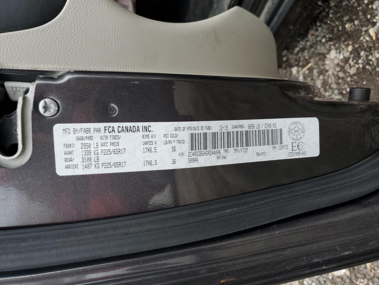 DODGE GRAND CARAVAN SE