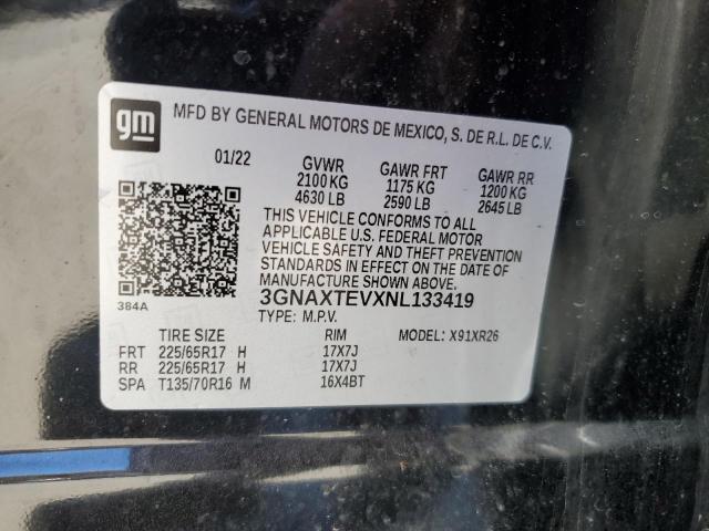 2022 CHEVROLET EQUINOX LT #3305303377