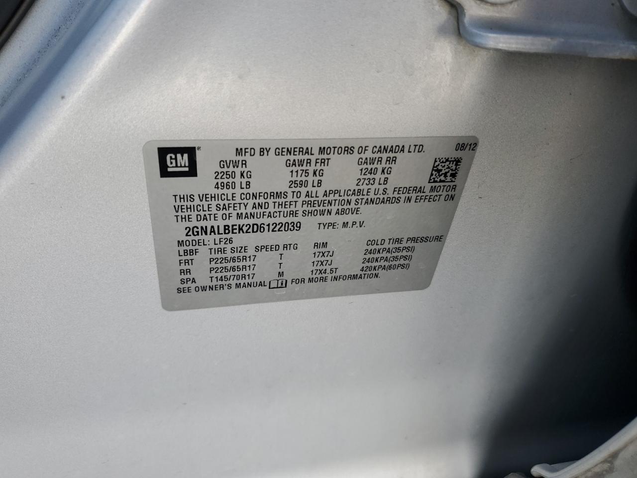 CHEVROLET EQUINOX LS