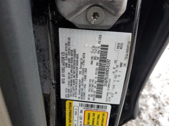 2017 FORD FUSION SE #3304750965