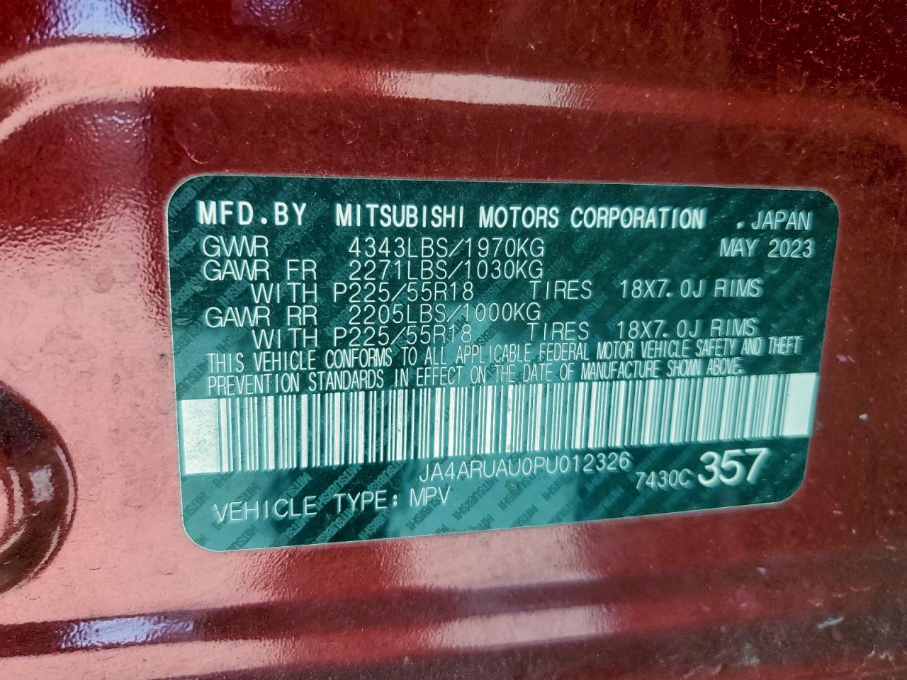 MITSUBISHI OUTLANDER S/SE