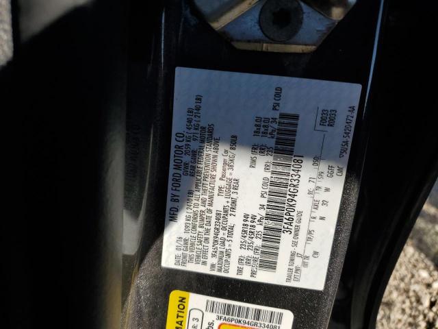 2016 FORD FUSION TIT - 3FA6P0K94GR334081