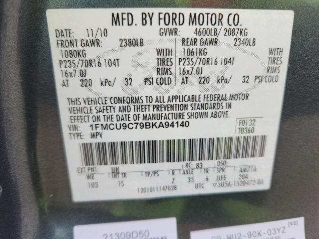 2011 FORD ESCAPE XLS #3287636021