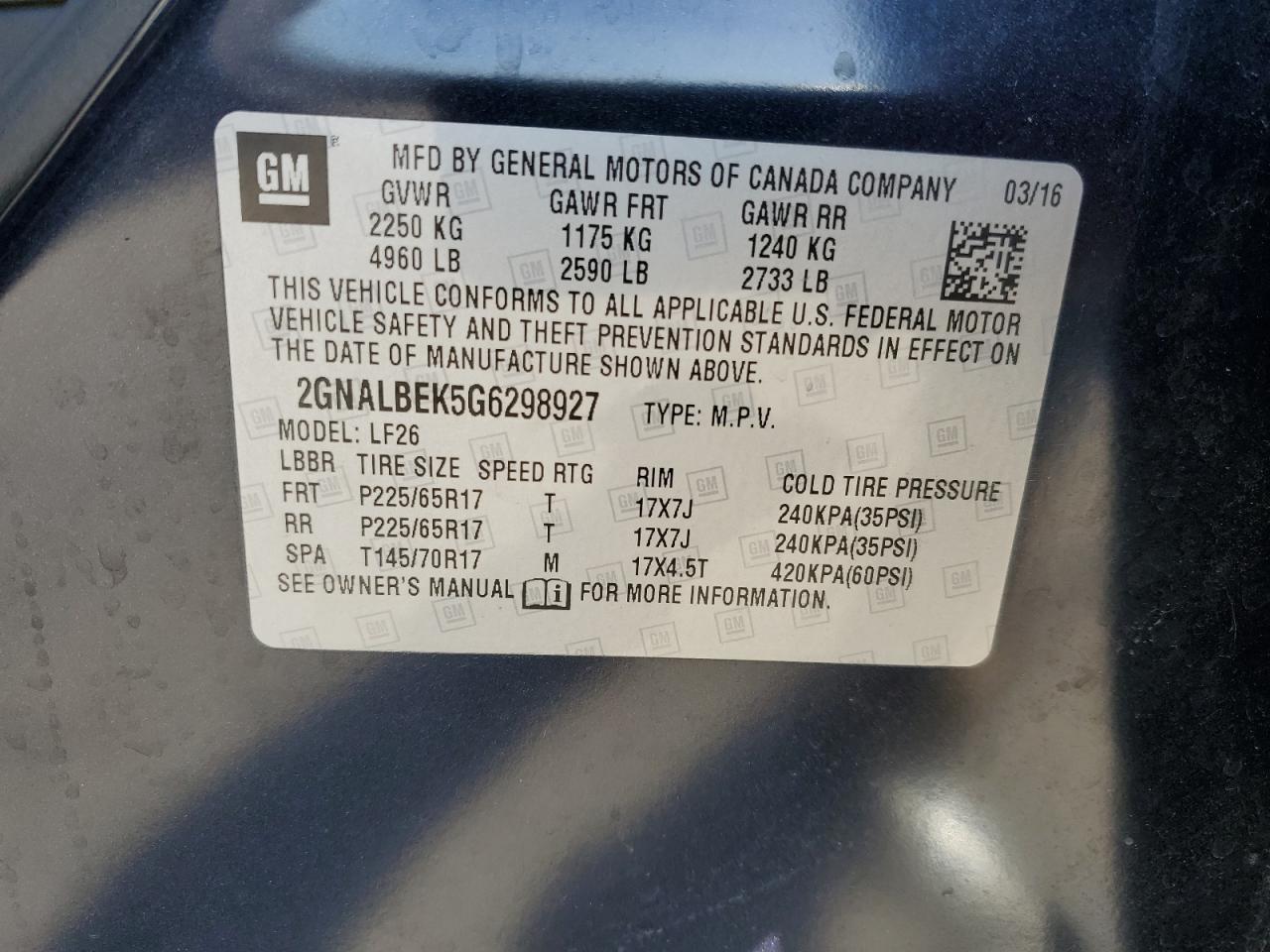 CHEVROLET EQUINOX LS