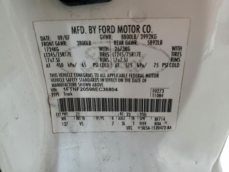 2008 FORD F250 SUPER #3309398974