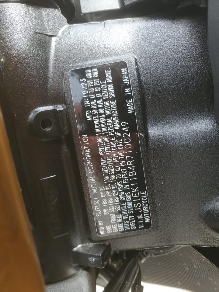 Lot #3309774848 2024 SUZUKI GSX-S1000