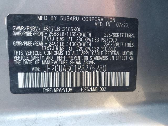 2024 SUBARU CROSSTREK #3302989607