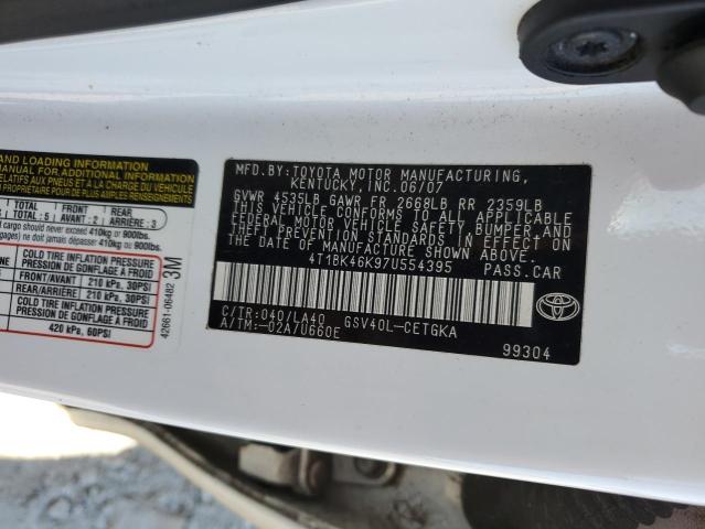2007 TOYOTA CAMRY LE #3284679324