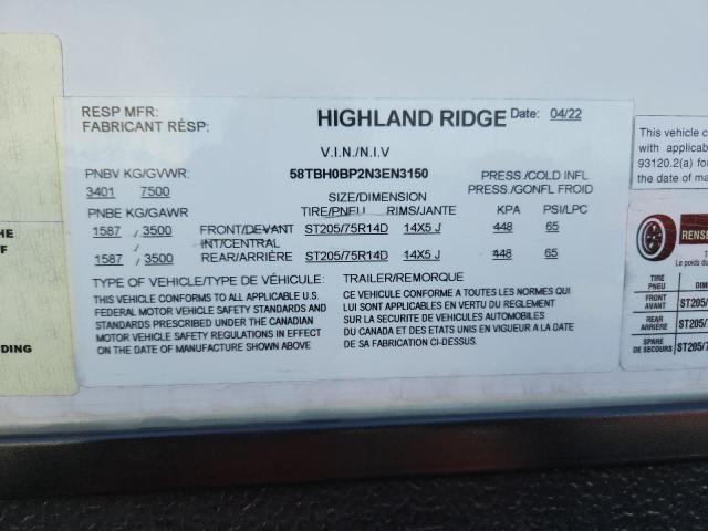 2022 HIGHLAND RIDGE OPEN RANGE #3291385163