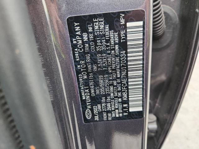 2022 HYUNDAI TUCSON N L #3293436405