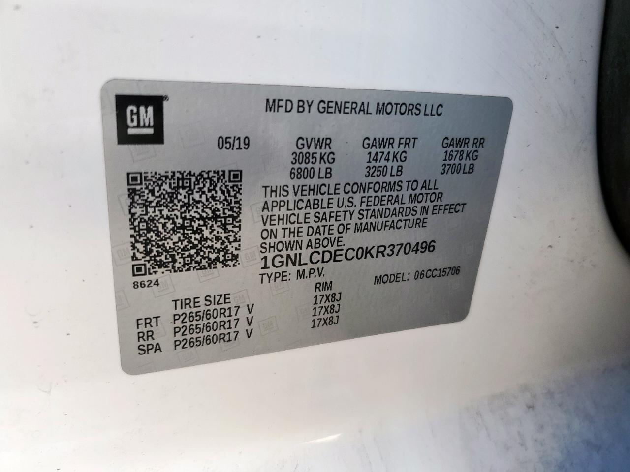 CHEVROLET TAHOE POLICE