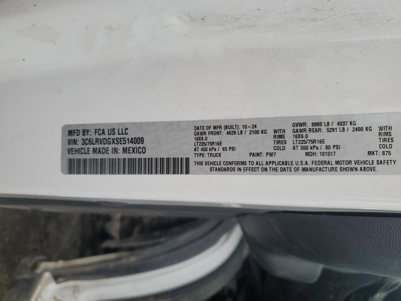 RAM PROMASTER 2500 HIGH