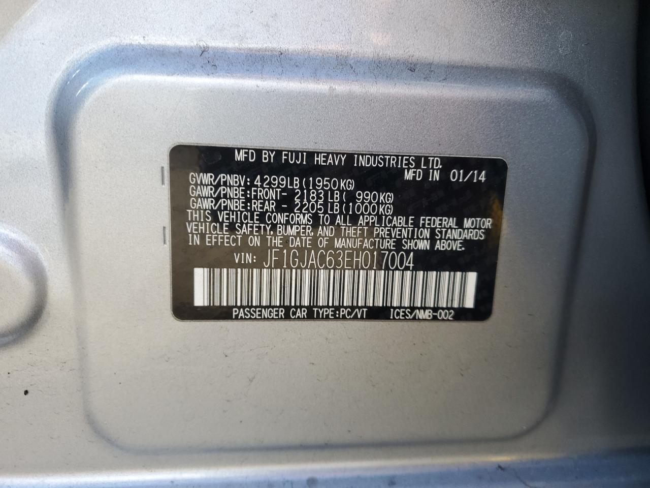 SUBARU IMPREZA PREMIUM