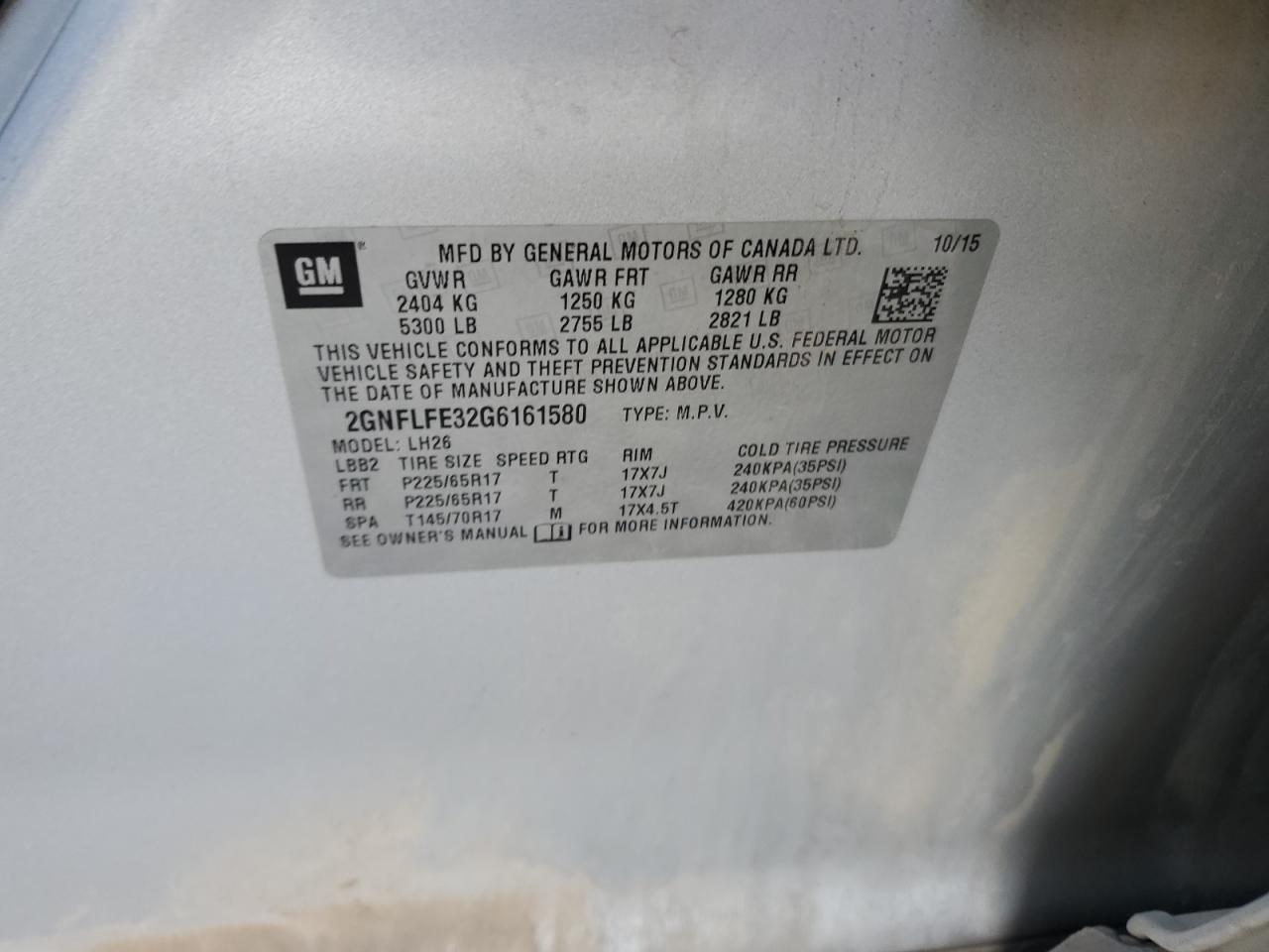 CHEVROLET EQUINOX LT