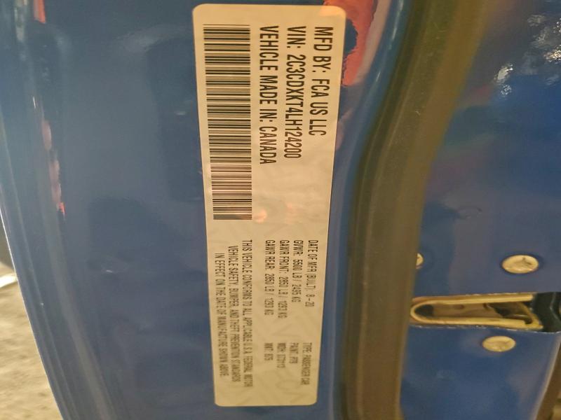 2020 DODGE CHARGER PO #3305361346