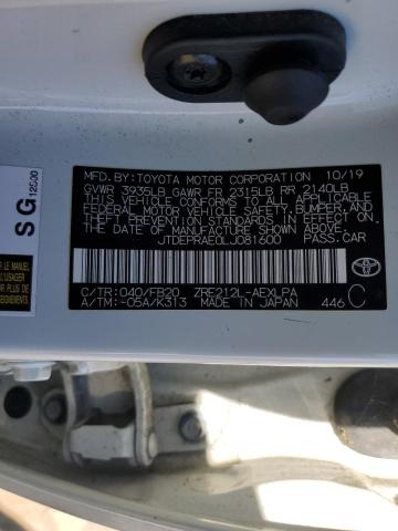 2020 TOYOTA COROLLA LE #3302885958