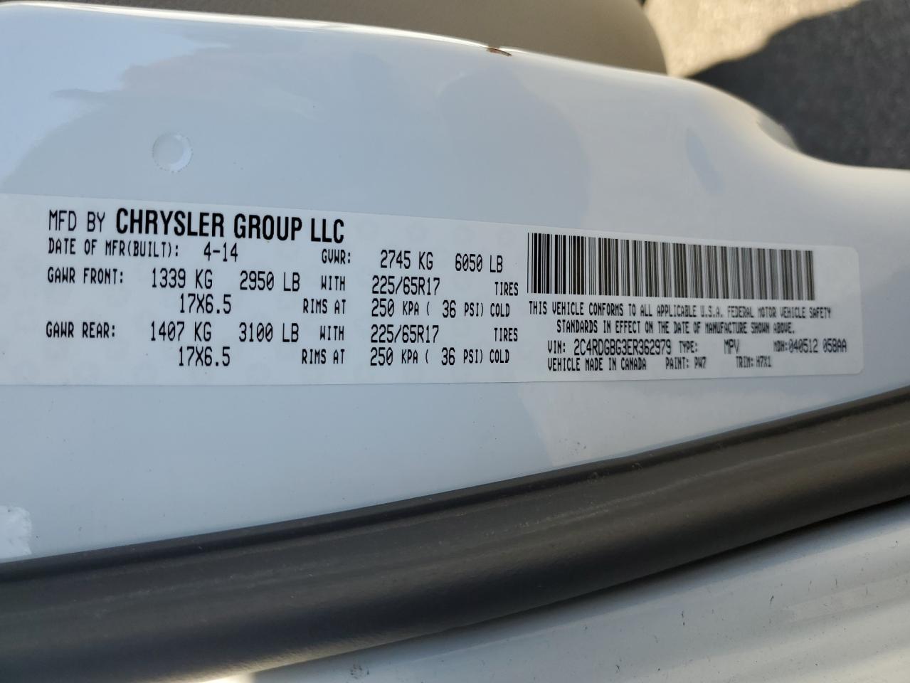 DODGE GRAND CARAVAN SE