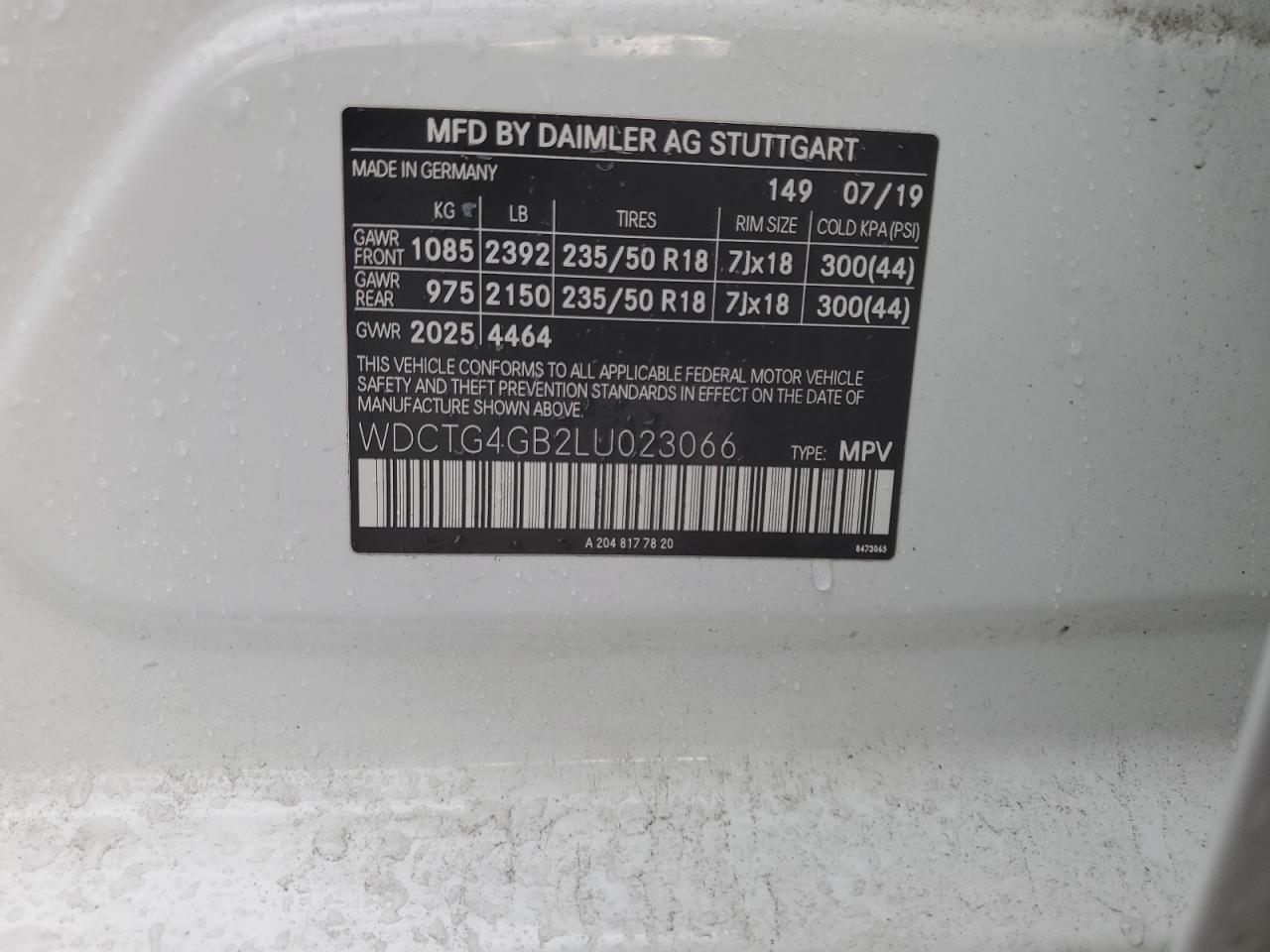 MERCEDES-BENZ GLA-CLASS 250 4MATIC