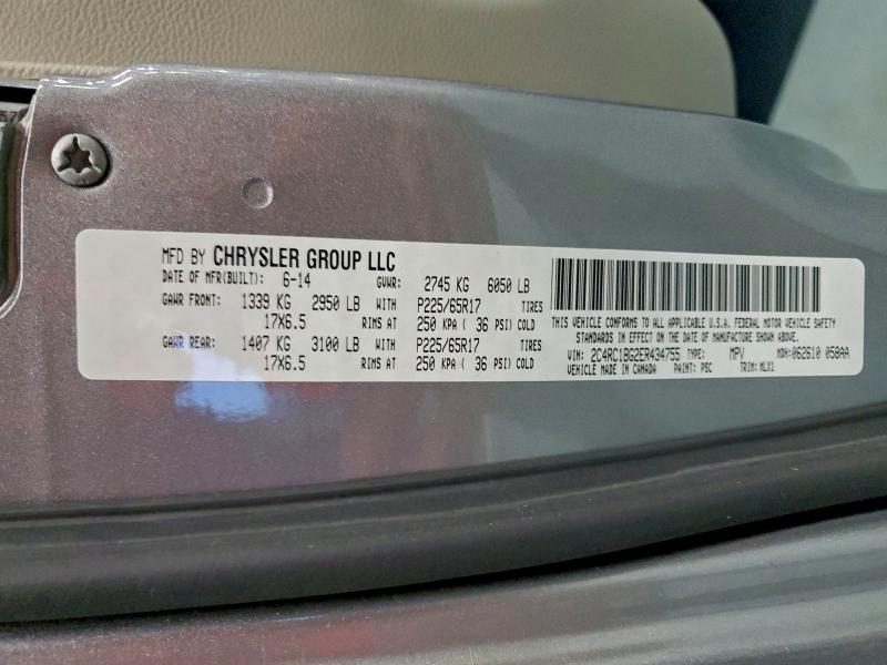 2014 CHRYSLER TOWN & COU #3310441308