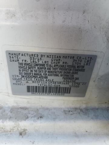 2015 NISSAN VERSA NOTE - 3N1CE2CP0FL423100