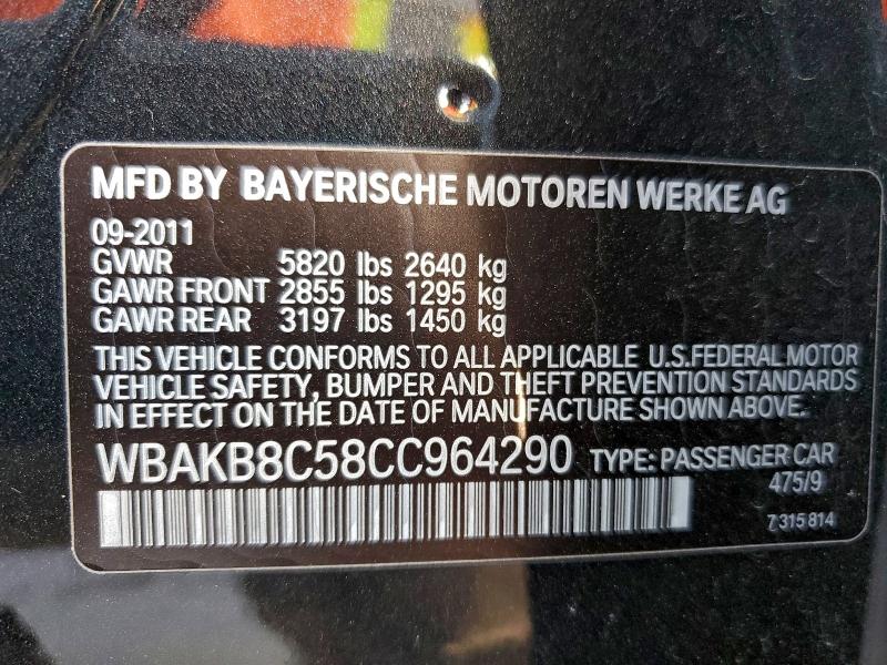 2012 BMW 750 LI #3287705045