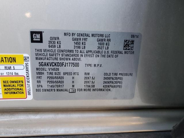 2015 BUICK ENCLAVE #3302744021