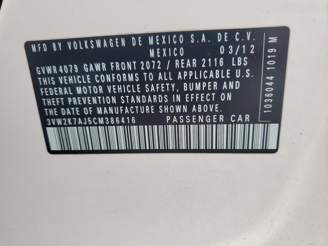 VOLKSWAGEN JETTA BASE