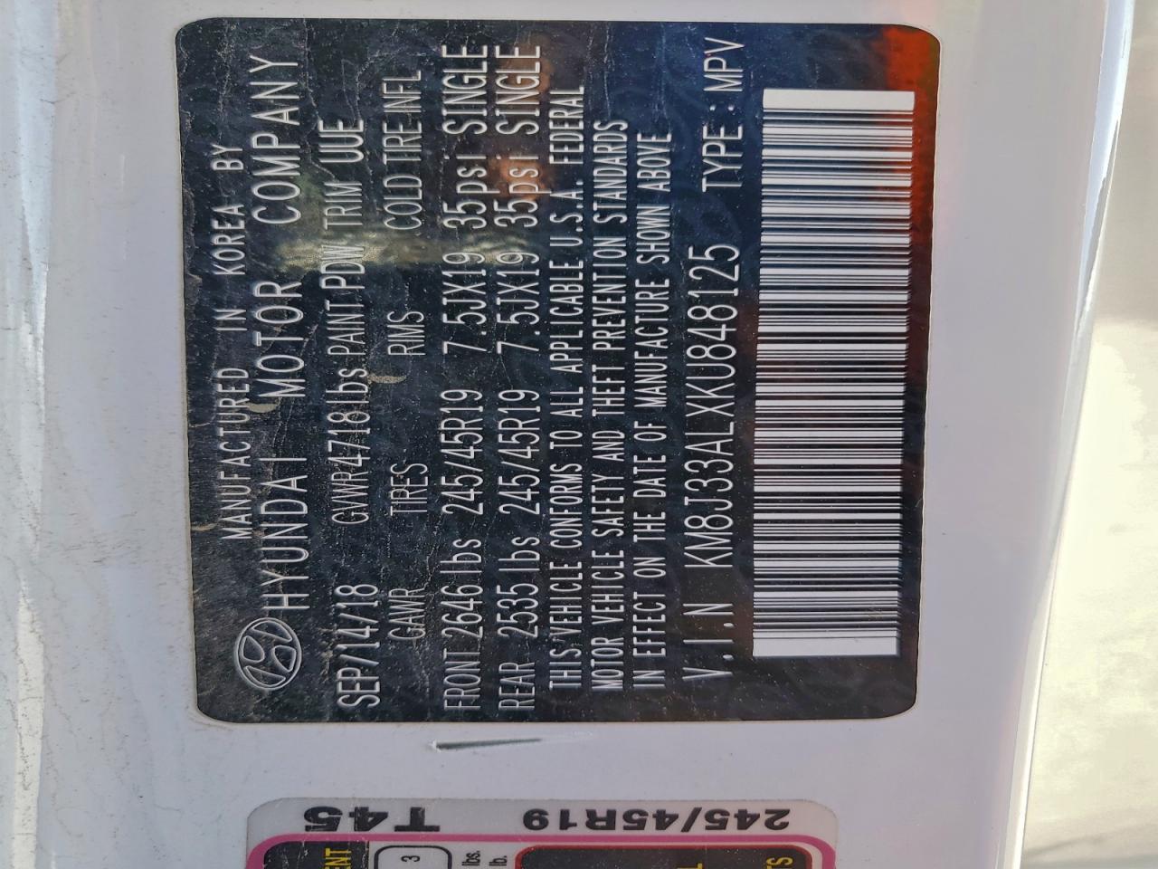 HYUNDAI TUCSON LIMITED