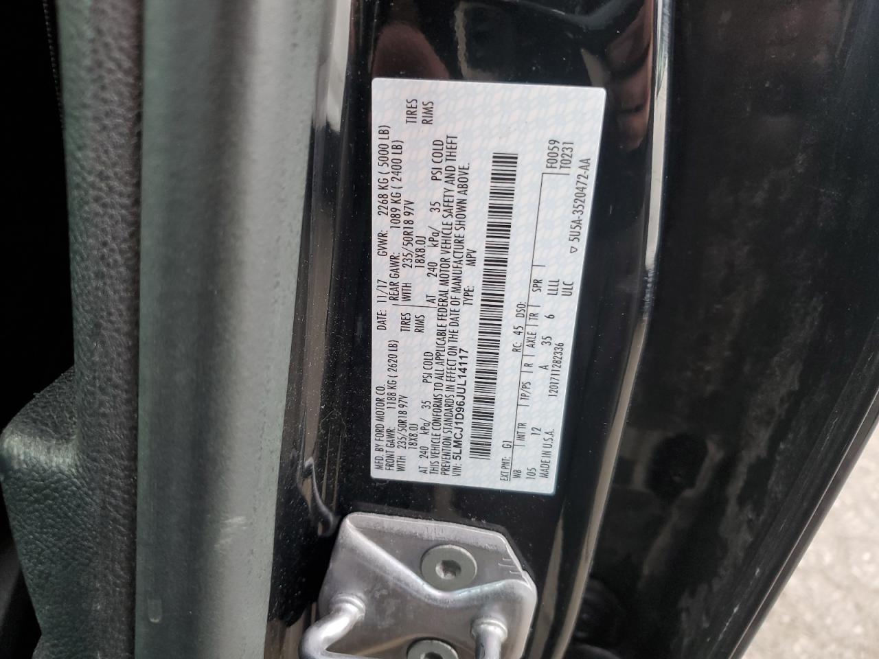 LINCOLN MKC PREMIERE