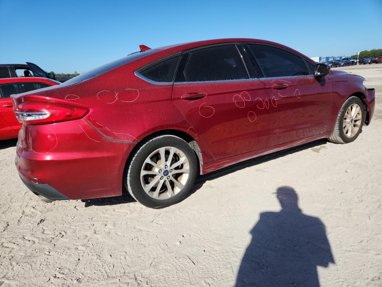 Lot #3302885930 2019 FORD FUSION SE