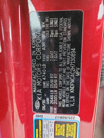 2017 KIA SPORTAGE L - KNDPMCAC2H7130894