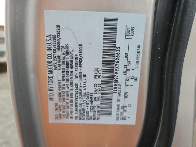 1999 LINCOLN CONTINENTA #3293647397