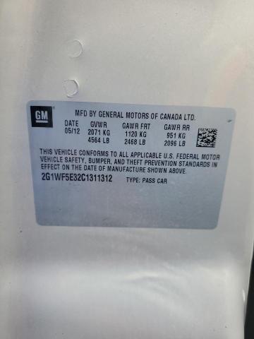 2012 CHEVROLET IMPALA LS #3302708022