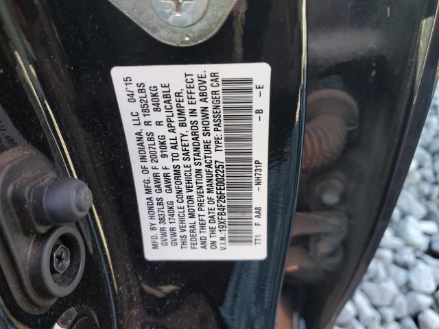 2015 HONDA CIVIC HYBR - 19XFB4F26FE002257