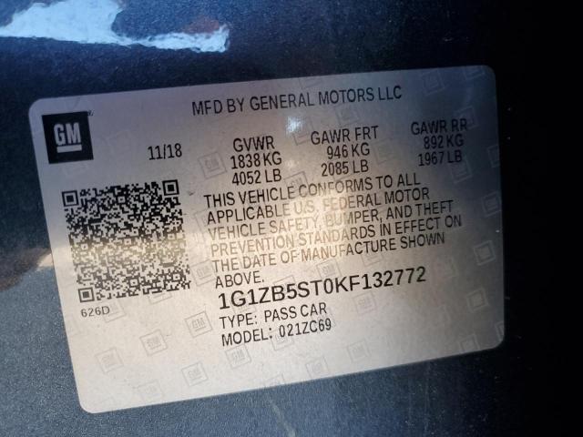 2019 CHEVROLET MALIBU LS #3286717301