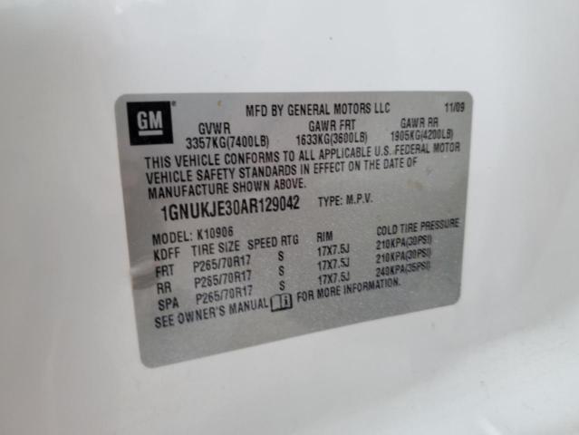 2010 CHEVROLET SUBURBAN K #3297160528