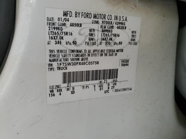 2004 FORD F350 SRW S #3291508938