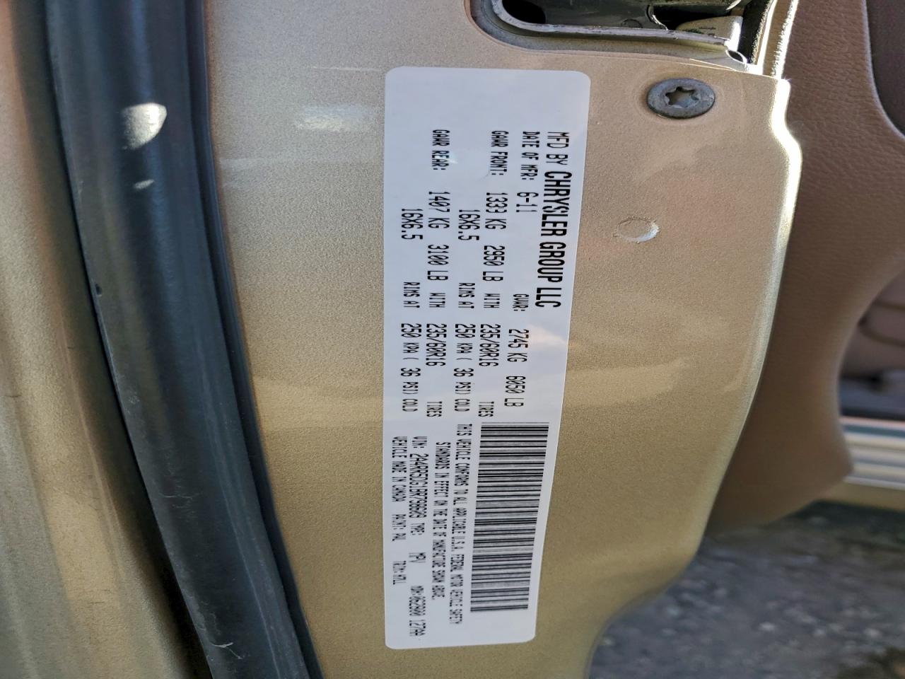 CHRYSLER TOWN & COUNTRY TOURING