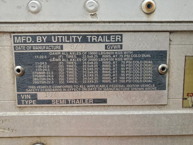 1998 UTILITY 53' TRL #3297909789