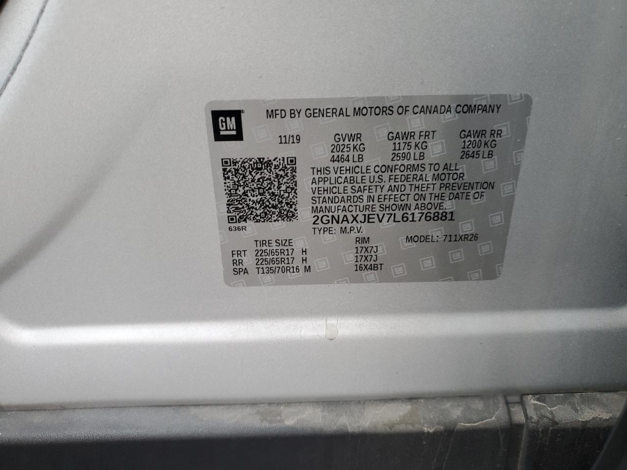 CHEVROLET EQUINOX LT