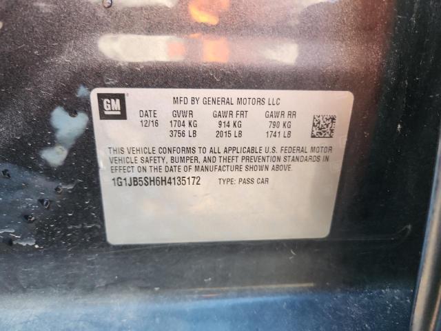 2017 CHEVROLET SONIC LS - 1G1JB5SH6H4135172