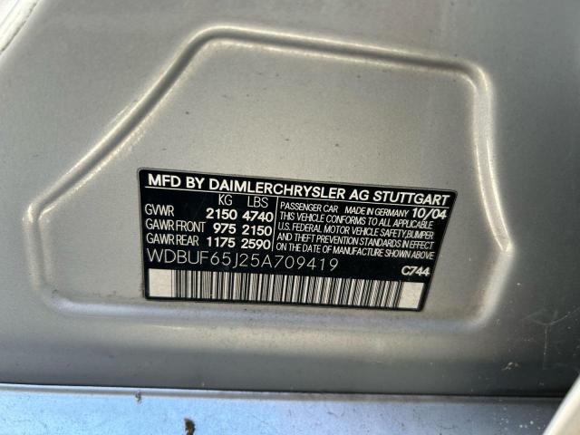 2005 MERCEDES-BENZ E 320 #3285567322